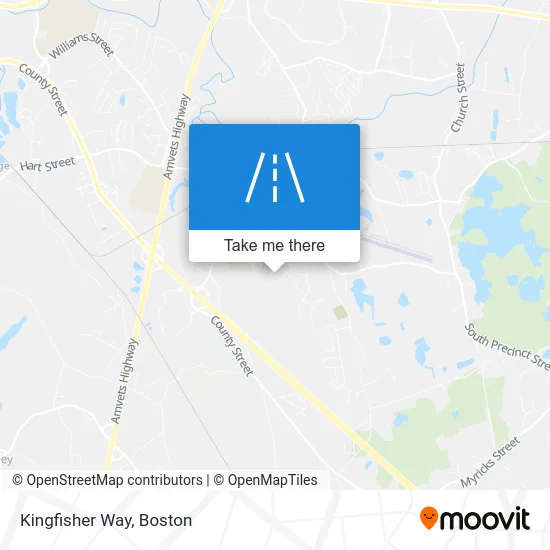 Kingfisher Way map