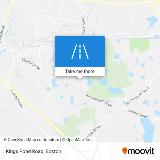 Kings Pond Road map