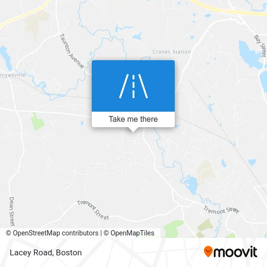 Lacey Road map