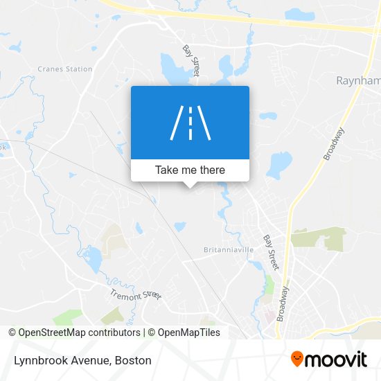 Mapa de Lynnbrook Avenue