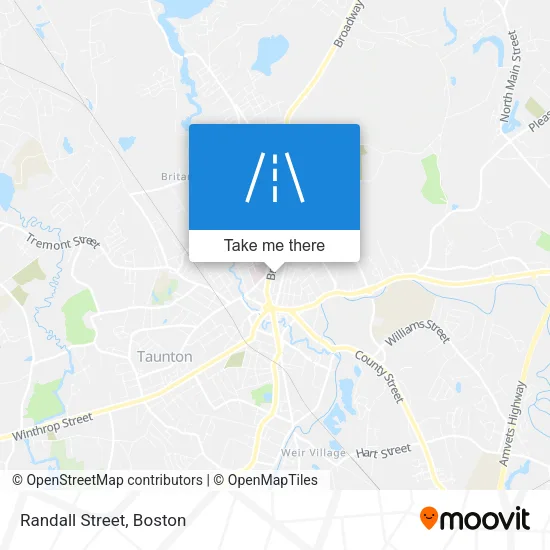 Randall Street map