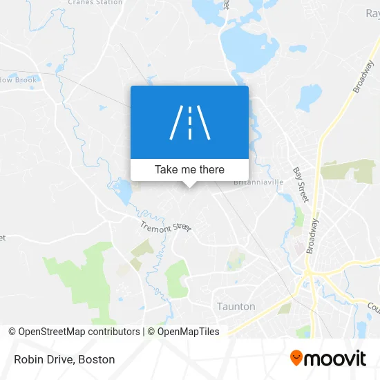 Robin Drive map