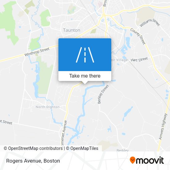 Mapa de Rogers Avenue