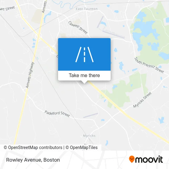 Rowley Avenue map