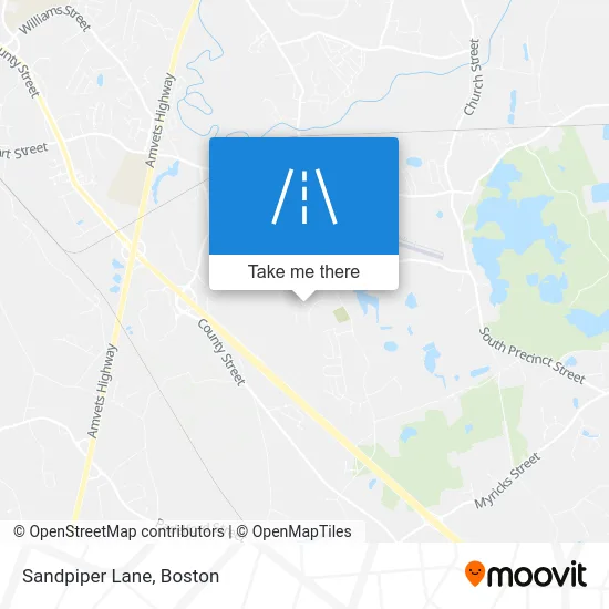 Sandpiper Lane map
