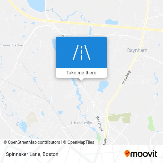 Mapa de Spinnaker Lane