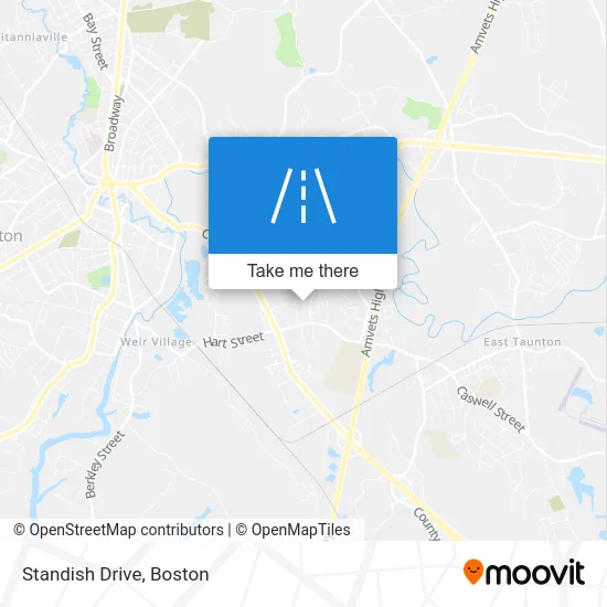 Standish Drive map