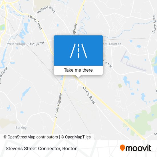 Stevens Street Connector map
