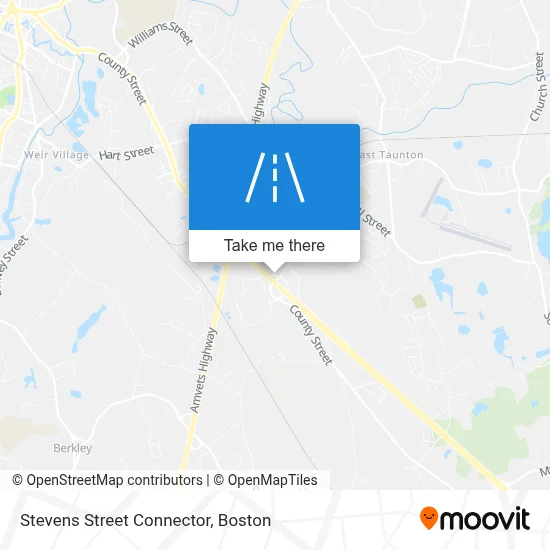 Stevens Street Connector map