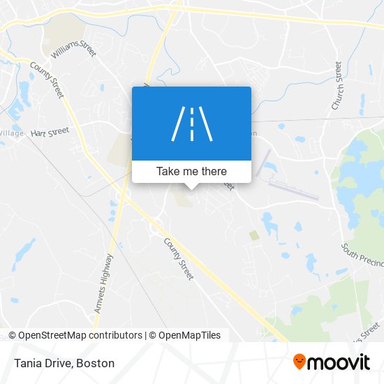 Tania Drive map