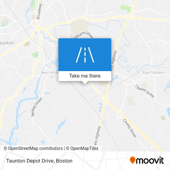 Mapa de Taunton Depot Drive