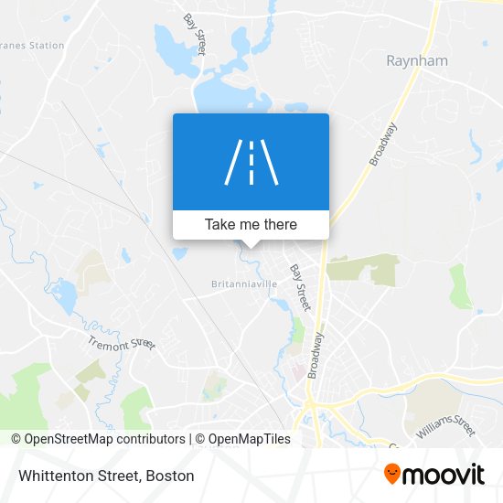 Mapa de Whittenton Street