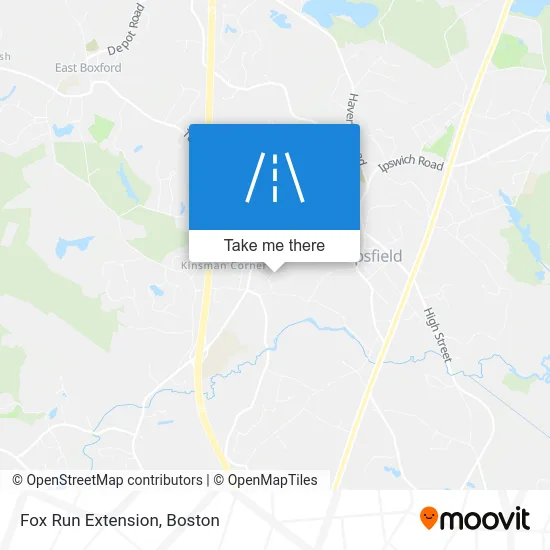 Fox Run Extension map