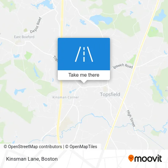 Kinsman Lane map