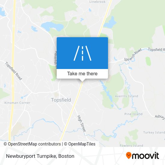 Mapa de Newburyport Turnpike