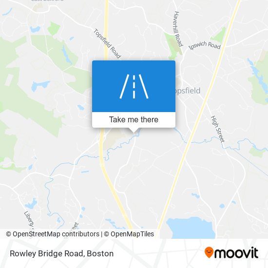 Rowley Bridge Road map