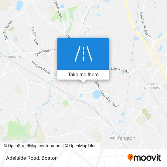 Adelaide Road map