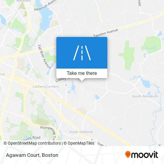 Agawam Court map