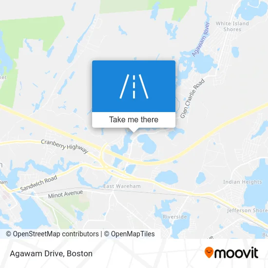 Agawam Drive map