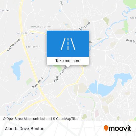 Alberta Drive map