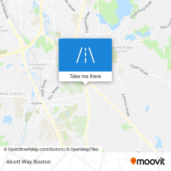 Alcott Way map