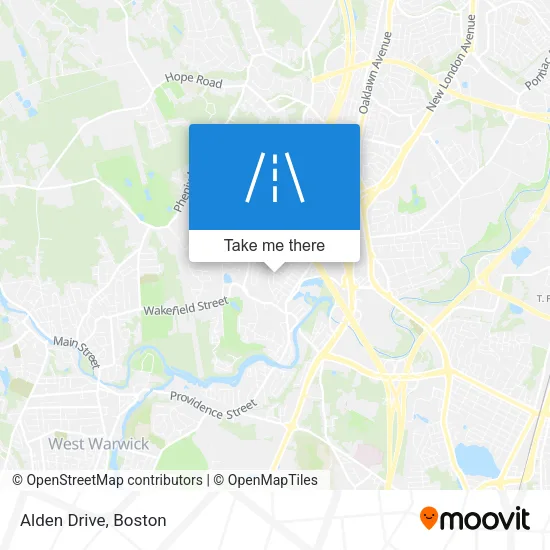 Alden Drive map