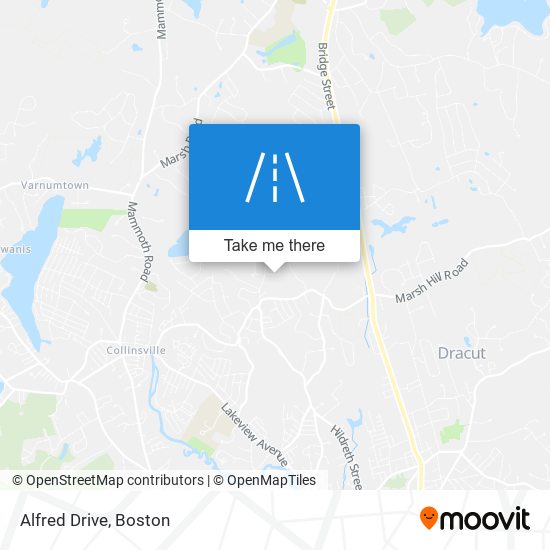 Alfred Drive map
