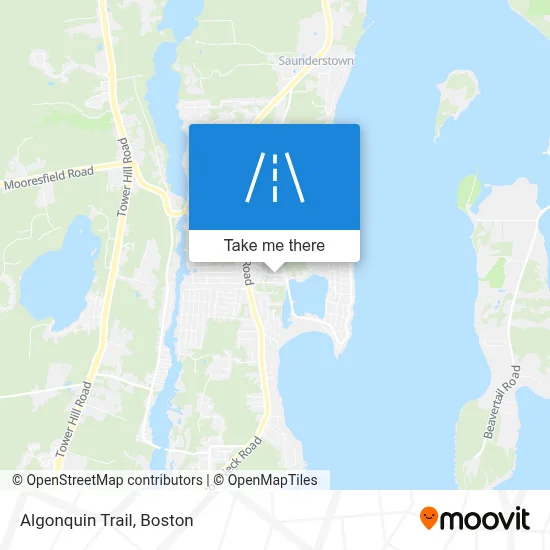 Algonquin Trail map