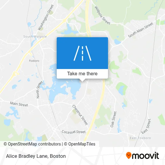 Alice Bradley Lane map