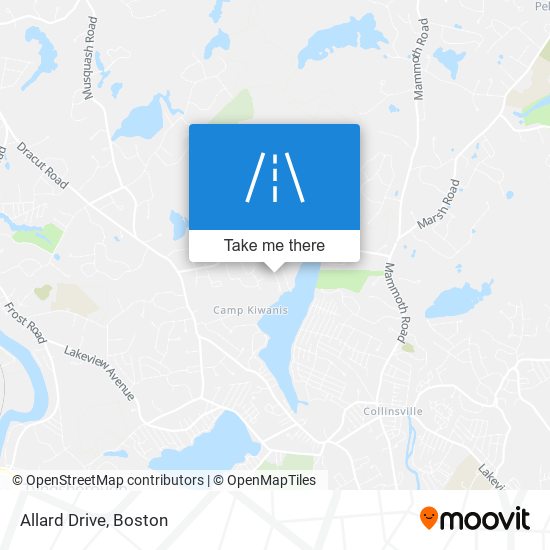 Allard Drive map