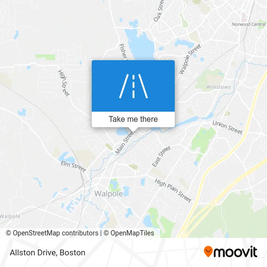 Allston Drive map