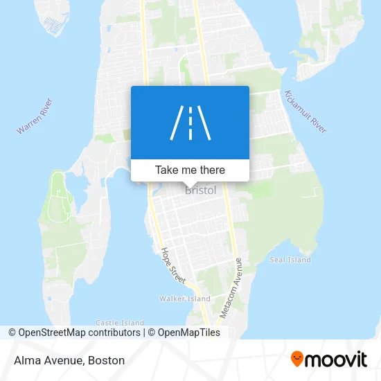 Alma Avenue map