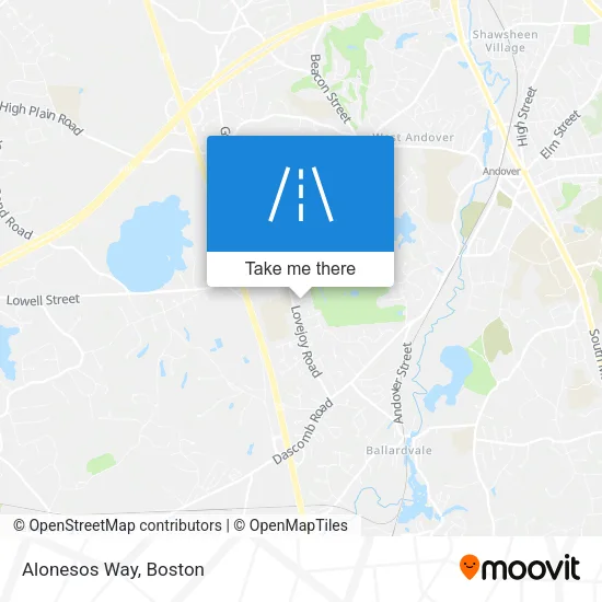 Alonesos Way map