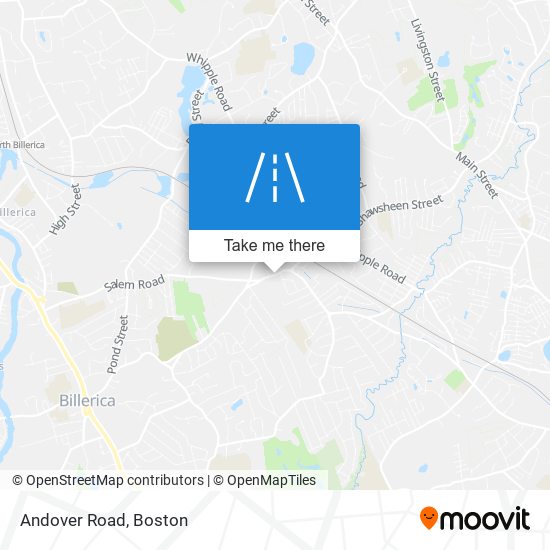 Mapa de Andover Road