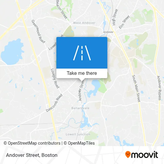 Andover Street map