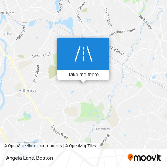 Mapa de Angela Lane