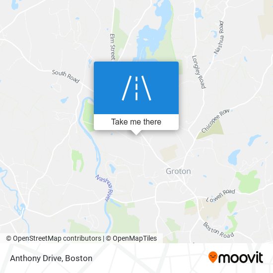 Anthony Drive map