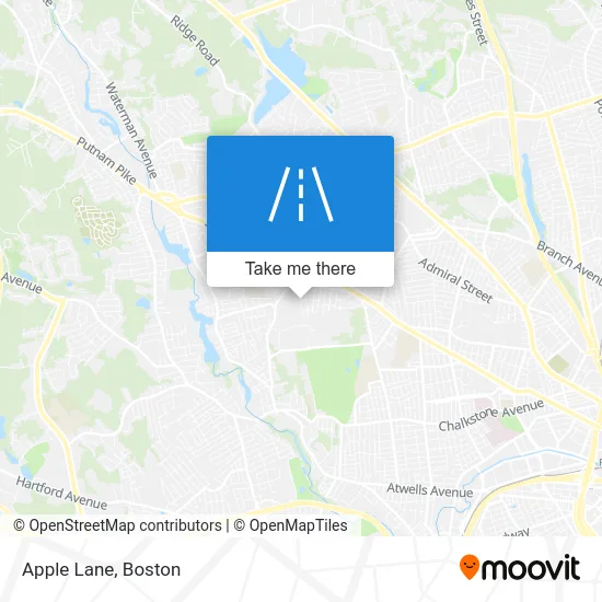 Apple Lane map