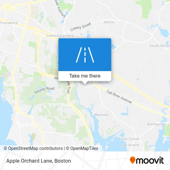 Apple Orchard Lane map