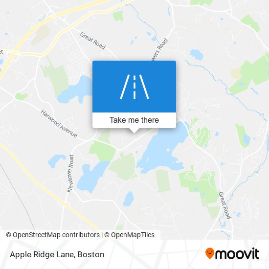 Apple Ridge Lane map