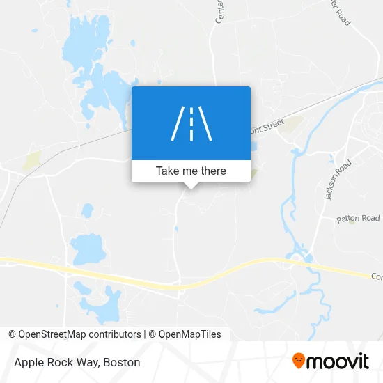 Apple Rock Way map