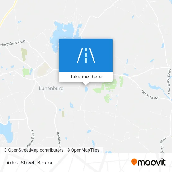 Arbor Street map