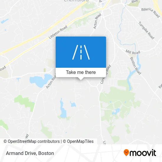 Armand Drive map
