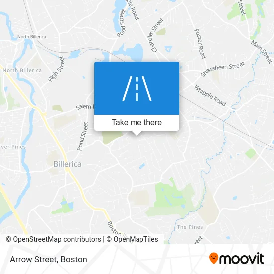 Arrow Street map