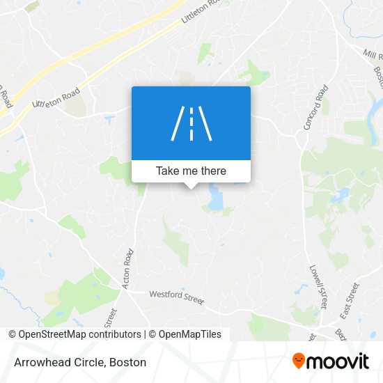 Mapa de Arrowhead Circle