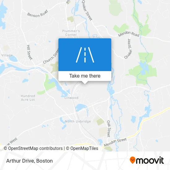 Arthur Drive map