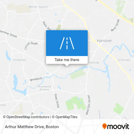 Arthur Matthew Drive map
