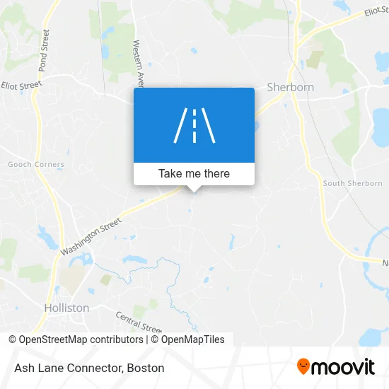 Ash Lane Connector map