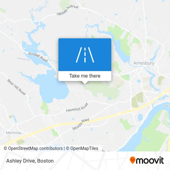 Ashley Drive map