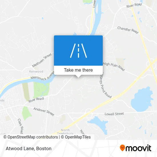 Atwood Lane map